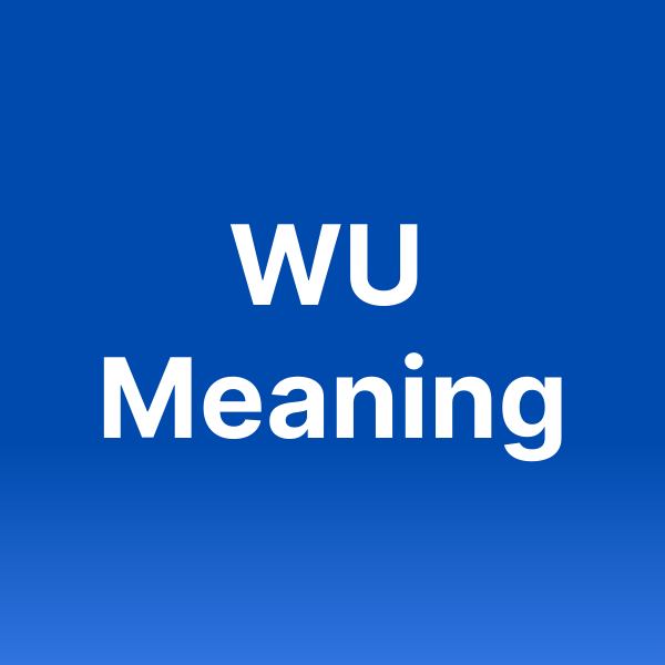 What Does WU Mean In Texting?